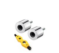 FUANA Kit de nettoyage de tuyaux métalliques avec poignée hexagonale en cuivre, tailles 15 mm et 22 mm, préparation de soudure antirouille