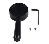 FUANA Levier de vapeur pour machines à expresso Breville 870 875 876, bouton d'interrupteur d'eau chaude pour pièce de rechange compatible avec sauge, alliage d'aluminium, noir argenté