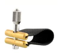 FUANA Ligature de saxophone alto pour embouchure, clip de fixation en coton compatible avec les pièces de saxophone alto standard en caoutchouc dur, noir (lot de 1)