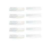 FUANA Lot de 10 distributeurs d'eau en coton pour animaux de compagnie, filtre à charbon actif, filtration efficace, élimine les impuretés et les odeurs, facile à nettoyer, blanc pour éléments de