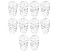 FUANA Lot de 10 écrans de protection de gouttière rétractables en maille de 10,2 cm pour drainage extérieur et protection du tuyau de descente (tube droit)