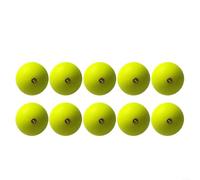FUANA Lot de 10 flotteurs ronds en mousse de 15 mm pour bateau, rocher, plage, lac, couleur vive (type A, jaune)