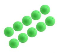 FUANA Lot de 10 flotteurs ronds en mousse de 15 mm pour bateau, rocher, plage, lac, couleur vive (type A, vert)