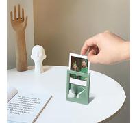 FUANA Lot de 10 mini cadres de film pour Fuji Instax Mini 12 11 9 90 Link Play EVO, cadres photo colorés en ABS de 7,6 cm pour photos instantanées, câble pour écouteurs