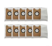 FUANA Lot de 10 sacs d'aspirateur pour Y70/Y70 pour genesis à base auto-vidante, sacs de collecte de poussière de 3,5 L, ensemble de filtres non tissés
