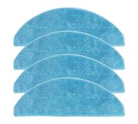 FUANA Lot de 10 serpillères réutilisables pour nettoyeur robotique Liectroux G7, AENO RC4S, EVOLUTION AIRO (lot de 4)