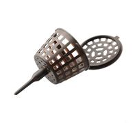 FUANA Lot de 100 paniers d'engrais de jardin avec couvercles, support de granulés en plastique pour orchidées, fleurs et petites plantes, insertion facile du sol, empêche la perte par le vent ou les