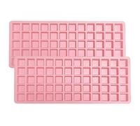FUANA Lot de 2 bacs à glaçons en silicone à 60 grilles pour la récolte droite du lyophilisateur, design flexible et antiadhésif en accessoires verts