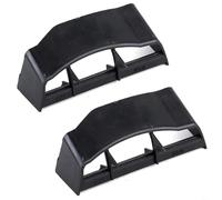 FUANA Lot de 2 carénages de déflecteur d'air en plastique noir pour tronçonneuse 065 066 MS650 MS660 MS640, remplacement pour tronçonneuse 1122 141 6300