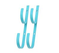 FUANA Lot de 2 cintres en aluminium pour piscine et spa, design intégré robuste avec forte capacité de charge, double extrémité en forme de F