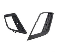 FUANA Lot de 2 coques de calandre pour phare antibrouillard Seat 6J Noir ABS 2012-2020