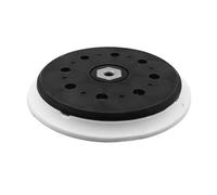 FUANA Lot de 2 disques de polissage en polyuréthane de 15,2 cm compatibles avec ponceuses orbitales Makita BO6050 BO6050J 197314-7, noir/blanc