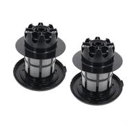 FUANA Lot de 2 filtres cycloniques de rechange lavables pour aspirateurs Bosch Relaxx'x AllergyPlus Zoo'o