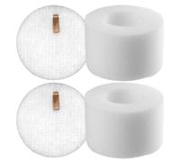 FUANA Lot de 2 filtres éponge haute densité pour aspirateurs Shark VS100, VS101, VS100C, pièces de rechange lavables pour un nettoyage efficace, 2 à 5 ensembles