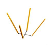 FUANA Lot de 2 grilles de refroidissement en acier inoxydable 304, 36 x 27 cm avec poignées | Grille métallique pour la cuisson, s'adapte à une demi-plaque, passe au four et au lave-vaisselle, pour