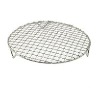 FUANA Lot de 2 grilles de refroidissement rondes en acier inoxydable, fil robuste pour plaques de cuisson, cuiseur vapeur et barbecue multifonction pour une cuisson uniforme (15 cm)