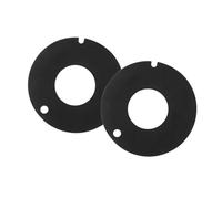 FUANA Lot de 2 joints d'étanchéité en silicone pour cuvette de WC Dometic, Sealand, pour chasse sous vide et pour modèles Mansfield 385311462/385316140