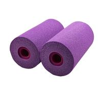 FUANA Lot de 2 rouleaux en mousse haute densité pour machine à boucler les jambes de rechange, banc de musculation et table d'inversion, pour tubes de 22 à 25 mm