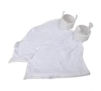 FUANA Lot de 2 sacs de rechange tout usage compatibles avec les nettoyeurs de piscine Polaris 280 et 480, maille en nylon avec manchette en plastique pour la collecte de feuilles, de sable et de
