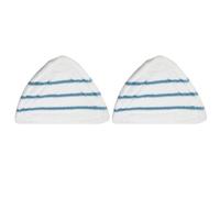 FUANA Lot de 2 serpillères en microfibre pour Cleanmaxx, 28,5 x 19,5 cm, réutilisables et lavables pour sols lisses