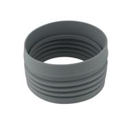 FUANA Lot de 2 soufflets en silicone pour moulin à café Opus, gris, 12 x 12 x 7 cm, soufflets trémies à faible rétention pour extraction expresso de précision