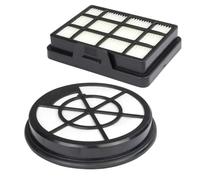 FUANA Lot de 3 filtres de rechange pour aspirateur - Récipient à poussière lavable et filtre en mousse avec filtre de sortie pour aspirateur robot B07C3NFCYC, noir et blanc