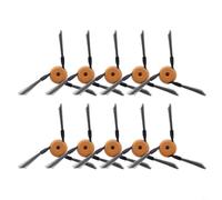 FUANA Lot de 4 brosses latérales S60, S60 pour Pro et X60 pour robot Pro pour aspirateurs, balayeuses d'angle faciles à installer, longue durée pour la performance, lot de 4 (ensembles annuels)