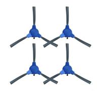 FUANA Lot de 4 ou 10 brosses latérales de rechange pour robot Liectroux Lilin X6 pour aspirateur, kit de brosses en nylon pour nettoyage des coins profonds