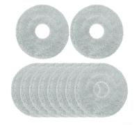 FUANA Lot de 4 ou 10 serpillères en microfibre compatibles avec JONR pour T5 for Pro, robot facile à installer pour aspirateur pour poils d'animaux et poussière, lot de 4 ou 10