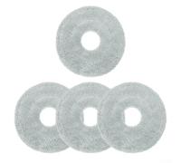 FUANA Lot de 4 ou 10 serpillères en microfibre compatibles avec JONR pour T5 for Pro, robot facile à installer pour aspirateur pour poils d'animaux et poussière, lot de 4 ou 10