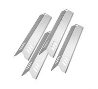 FUANA Lot de 4 plaques chauffantes en acier inoxydable pour barbecues à gaz Dyna-Glo DGF493BNP DGF510SBP DGB494SPB - Pièces de rechange pour une répartition homogène de la chaleur et une résistance à