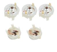 FUANA Lot de 5 porte-balais de carbone 775/750/755 DC pour perceuses électriques, commutation de brosse 12-24 V pour remplacement, carbone, métal, plastique