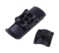 FUANA Lot de 5 supports de navigation pour vélo Garmin Oregon Dakota etrex 10 20 30 GPSMap 62 62S en plastique noir avec attaches de câble