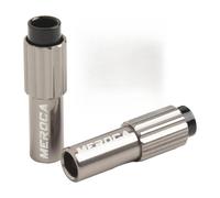 FUANA Lot de 6 vis de réglage de vitesse pour vélo de 4 mm et 5 mm de diamètre extérieur, pour VTT et vélos de route, alliage d'aluminium avec ressort en acier inoxydable