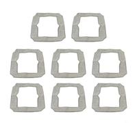 FUANA Lot de 8 tampons de nettoyage lavables en microfibre pour robot Mini fenêtre, réutilisables pour chiffons de rechange avec forte absorption, nettoyage de rayures, nettoyant pour vitres, 21,6 x