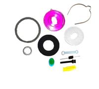 FUANA Lot de pièces de moulinet de pêche de rechange pour DAIWA FUEGO SV 103CS, 5e génération en acier inoxydable, kit de plaquettes de frein en fibre de carbone avec ressort sonore et accessoires