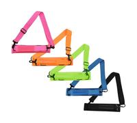 FUANA Mini sac de transport portable en nylon pour 4 à 6 clubs avec rangement pour tee, bandoulière et sangles de main, kit de réparation de vélo noir