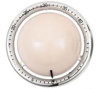 FUANA Minuteur de cuisine magnétique mécanique à bouton rotatif blanc et