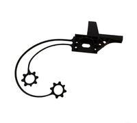 FUANA OE 63117225300 Support de couvercle de phare avant droit pour BMW Série 7 F01 F02 F03 F04 09-15, remplacement direct du support de montage en plastique