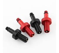 FUANA Outil adaptateur de valve de pompe à air de choc arrière de vélo pour DT pour Rockshox pour Monarch, alliage d'aluminium avec joints toriques, kit de réparation de vélo