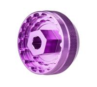 FUANA Outil de pédalier pour vélo BBR60 MT800 BB91 BB109 BB30SH PF30SH BB86-30 SM-BB52 BB93 BB9000 BB9100 BB9100 BB9100 pour Shimano BT2 10 mm en alliage d'aluminium CNC noir violet