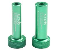 FUANA Outil de retrait d'amortisseur de ressort de fourche de vélo pour Fox 32 34 36 38 40 pour SC TC - Outil d'extraction de jambe avant en alliage d'aluminium, kit de réparation de vélo vert