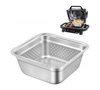 FUANA Panier de barbecue pour barbecue d'extérieur OG701, grille de cuisson en acier inoxydable 304 de 4 litres avec trous d'aération pour un chauffage uniforme, convient pour griller la friture