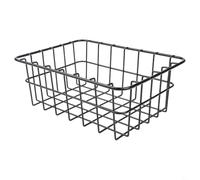 FUANA Panier isotherme en fil d'acier pour glacière ultra légère de 32 litres, compatible avec Coleman, insert de plateau alimentaire surélevé pour camping et hayon, noir (1 pièce)