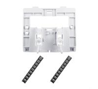 FUANA Panneau de commande de remplacement pour réservoir de chasse d'eau avec bras compatible avec Siamp pour réservoir WC Verso 350 Back 1100, lot d'accessoires en plastique blanc
