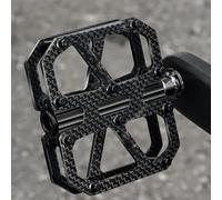 FUANA Pédales de vélo ultralégères T700 en fibre de carbone pour VTT et vélo de route, 239 g avec 3 roulements scellés, kit de réparation de vélo au design antidérapant