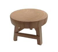 FUANA Petit support en bois brûlé pour pots de fleurs succulentes et herbes aromatiques, balcon intérieur, terrasse, jardin, 18 x 15 cm, étagère pour plantes (clair 18 x 15 x 18)