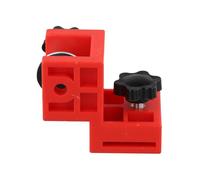 FUANA Pince réglable pour panneau de tiroir sans poignée, clip de positionnement en métal et ABS pour un alignement précis et une installation rapide du travail du bois, ensemble de pinces L gauche et