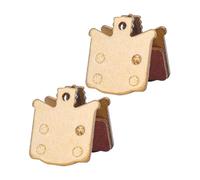 FUANA Plaquettes de frein à disque en métal pour MAGURA MT pour A2-34,4 x 28 x 4 mm, friction métallique frittée avec plaque de support en acier, résistance aux hautes températures, kit de réparation