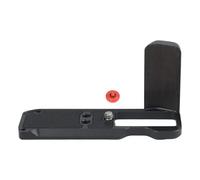 FUANA Poignée légère en forme de L avec libération rapide pour Fujifilm X-M5, construction en métal + silicone, prise en main antidérapante sécurisée avec bouton obturateur, câble d'écouteurs